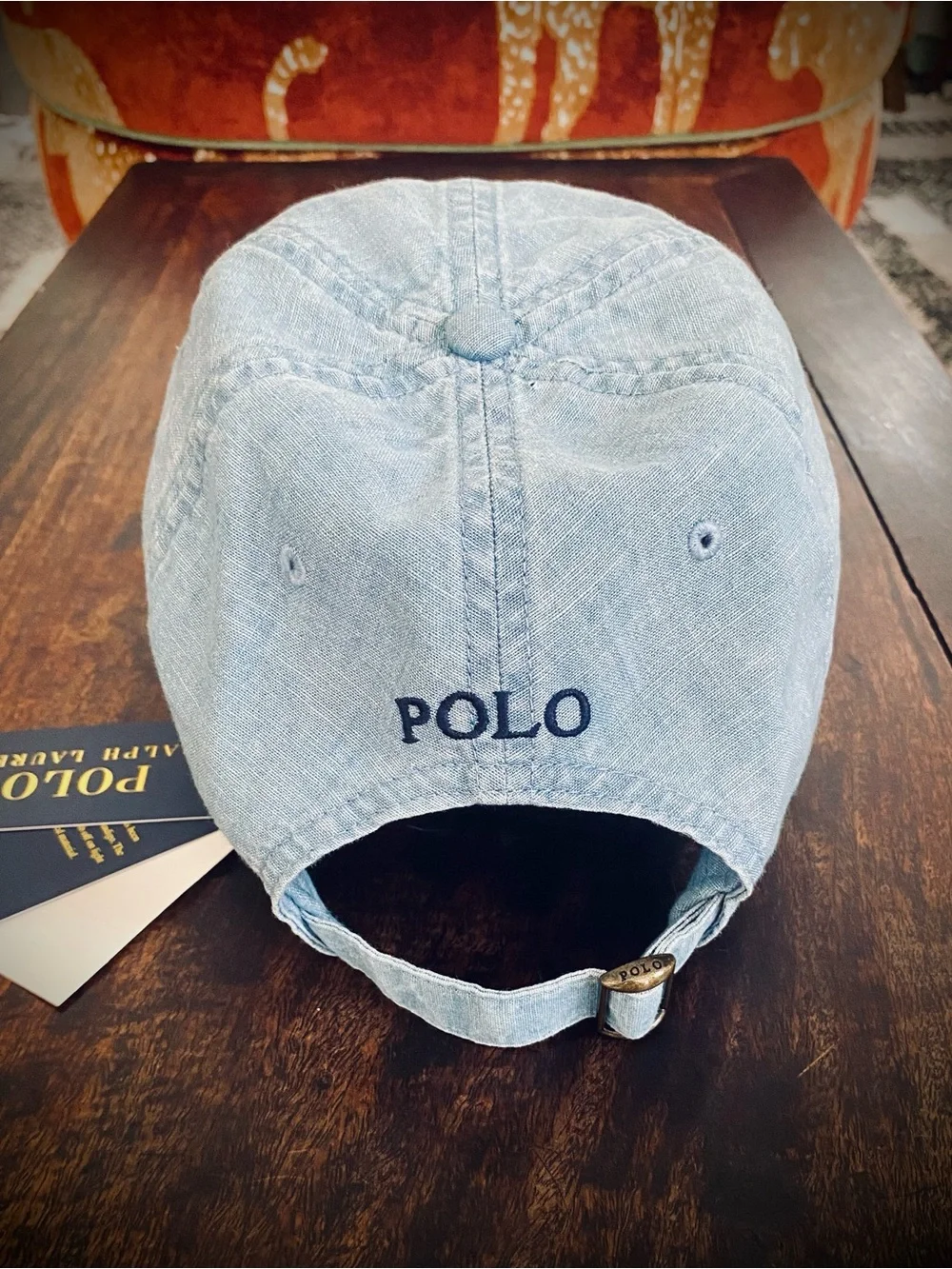 Polo by Ralph Lauren Chambray Cotton Baseball Cap